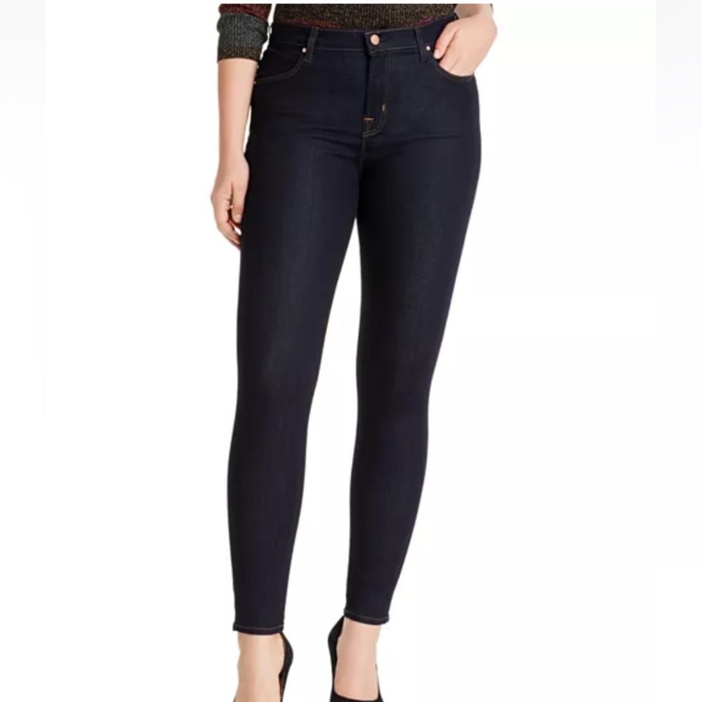 J Brand Women's Maria High Rise Skinny Jeans, After Dark Size 30